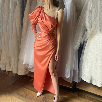 Thinyfull Seksualus Undinė Prom Dresses Oficialų Lentjuostės Padalinta Vakarinę Suknelę 2023 Saudo Arabija Kokteilis Prom Chalatai Pasirinktinis Dydis