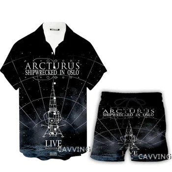 Arcturus 3D Spausdinimo Atsitiktinis Havajų Marškinėliai+ Šortai Paplūdimio Šortai, Kostiumą Drabužių Moterų/ Vyrų Rinkiniai, Kostiumą Drabužių