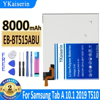 YKaiserin SAMSUNG Bateriją EB-BT515ABU Samsung Galaxy Tab T510 Tablet Akumuliatorius 8000mAh + Nemokamas Įrankiai