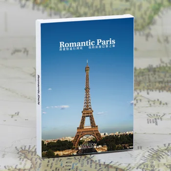 30 Lapų/DAUG Romantiškas Paryžiaus Serijos Atvirukas INS Stiliaus Eifelio Bokštas Dekoracijos Sveikinimo Pranešimų Kortelės Office Stationery