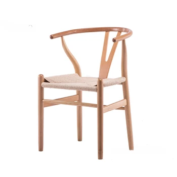 Skandinavijoje Medžio masyvo Valgomojo Kėdės, Valgomojo Baldai Šiaurės Dizainerio Fotelis Kūrybos Namų Atlošas Kėdės MC