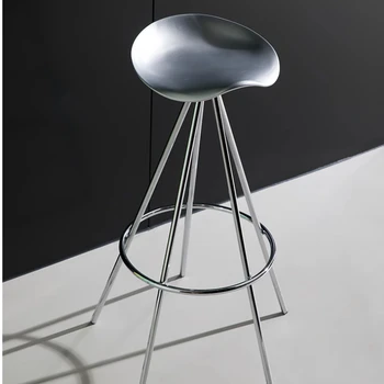 Madingas Aliuminio Lydinio, Baro Kėdės, buitiniai swivel didelis valgomasis kėdė kambarį rotable metalo baro taburetės namų baldai
