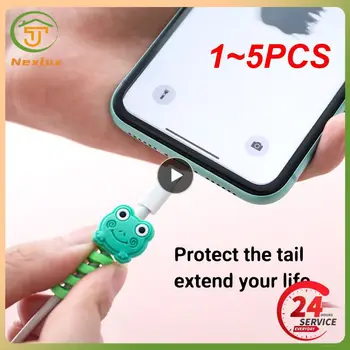 1~5VNT Įkrovimo Kabelis apsaugos Telefonų Laikiklis Ryšių Kabelių Vijurkas Įrašą Pelės USB Įkroviklio Laidą Valdymo Kabelis