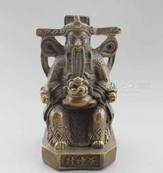 Antikvariniai bronzos dirbiniai Dievo turtų Budos statula, buitiniai baldai