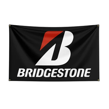 90x150cm Bridgestones Vėliavos Poliesterio Spausdinami Lenktynių Automobilių Reklama Už Dekoro 1