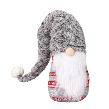 ABHU Megzti Ilgas Skrybėlę Kalėdų Nykštukas Gnome Lėlės, Papuošalai Mielas Nykštukas Elf Namų Dekoro Kalėdų Šventė Darbalaukio Dekoras