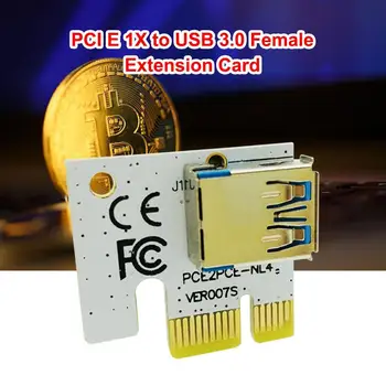 PCI Express 1X PCIe Adapteris 1X iki 16X Extender Kortelės Kasybos Bitcoin BTC Miner