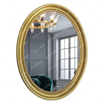 Amerikos Ovalo formos Vonios Veidrodis Retro Dekoratyvinis Veidrodis Vonios Veidrodis Sienos Kabo Vonios Veidrodis Persirengimo Veidrodis namų dekoro