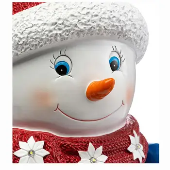 Kūrybos Kalėdų Dervos Papuošalai, Papuošalai Šviesos Sniego Dervos Papuošalai Linksmų Kalėdų Dekoro Namų Figūrėlės Miniatiūros