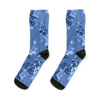 Sakura žiedų mėlynos Kojinės sporto kojinės juodos kojinės