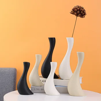 Keramikos Vaza Paprasta Kūrybos Šiaurės Šalių Dizaino Rankų Darbo Meno Apdailos Kambarį Modelis Kambarys Vaza Apdailos Namų Decore