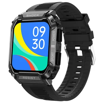 2023 Naujas T3 Lauko Smartwatch IP68 Karinės Vandeniui Smart Žiūrėti 1.95 colių HD Ekranas, Patvarus Sporto Treniruoklių Laikrodžiai Vyrams