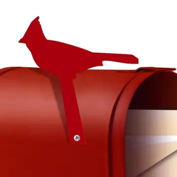Pašto Dėžutės Vėliavos Pakeitimo Hummingbird Formos Veidrodis, Sienų Apdaila Pakeitimo Vėliava Su Raudonu Paukščio Modelis Akrilo Signalą, Kai