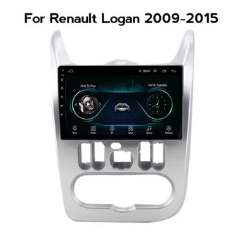 už Renault Logan 1 Sandero 2009-2015 M. Android 12 Auto Automobilio Radijas Stereo Autoradio 2din Multimedijos Vaizdo Grotuvas, Navigacija GPS