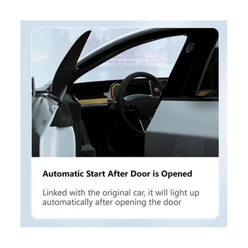 Head Up Display Automobilio Prietaisų skydelis Prietaisų skydelis už Tesla Model Y Modelis 3, HUD Digital Smart Daviklis Spidometro