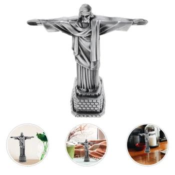 Amatų Jėzus Dekoro Modelis Darbalaukio Ornamentu Bažnyčios Dekoravimas Statulėlės Lydinio, Skulptūra, Statula, Kelionės